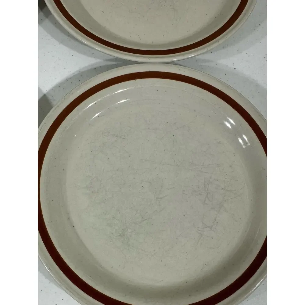 Autumn‎ Collection Stoneware Sanibel Lot of 4 Dessert Plates Japan MCM